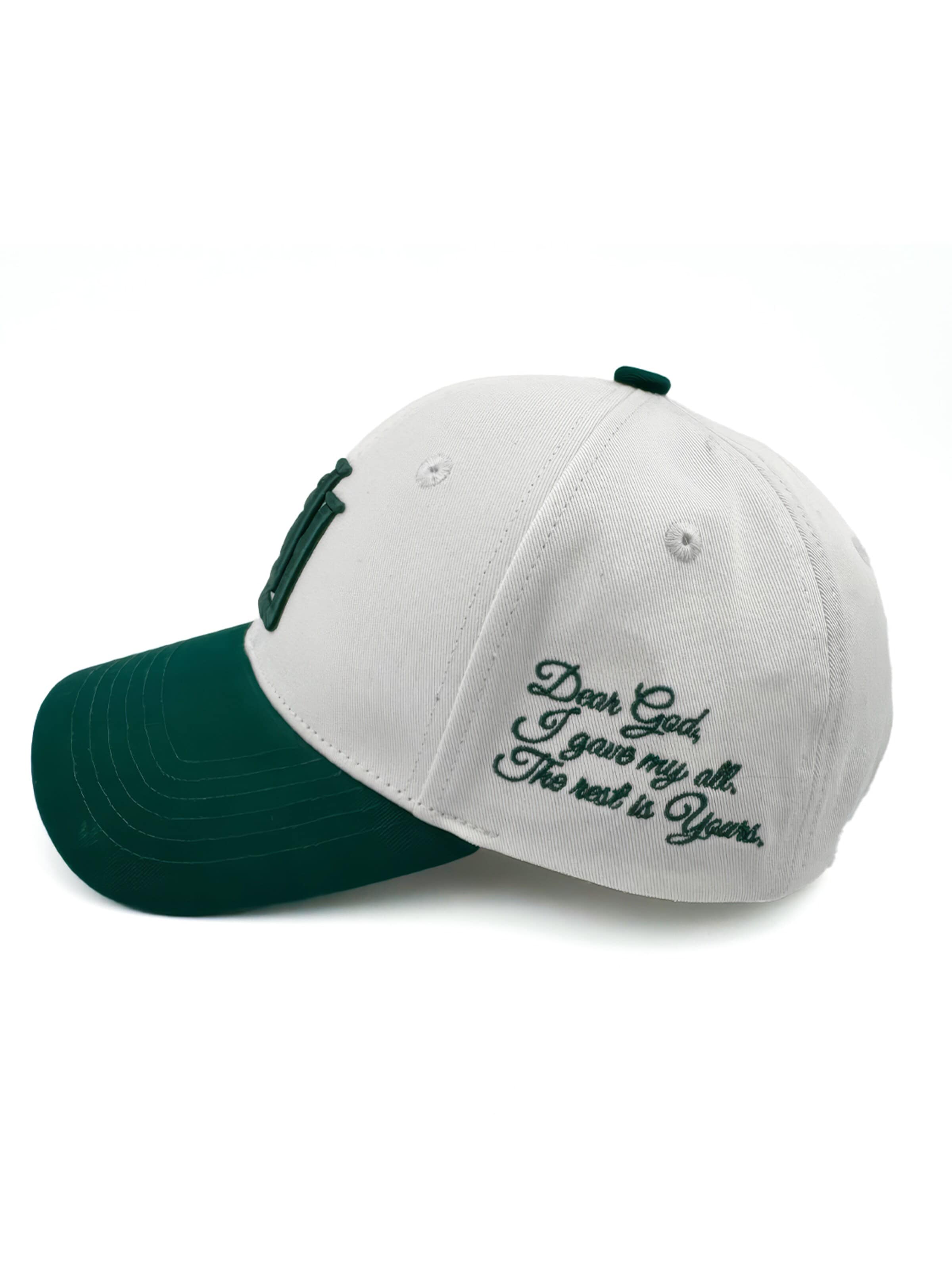 Casquette 'LETTER TO GOD' ATELIER OF FAITH en blanc