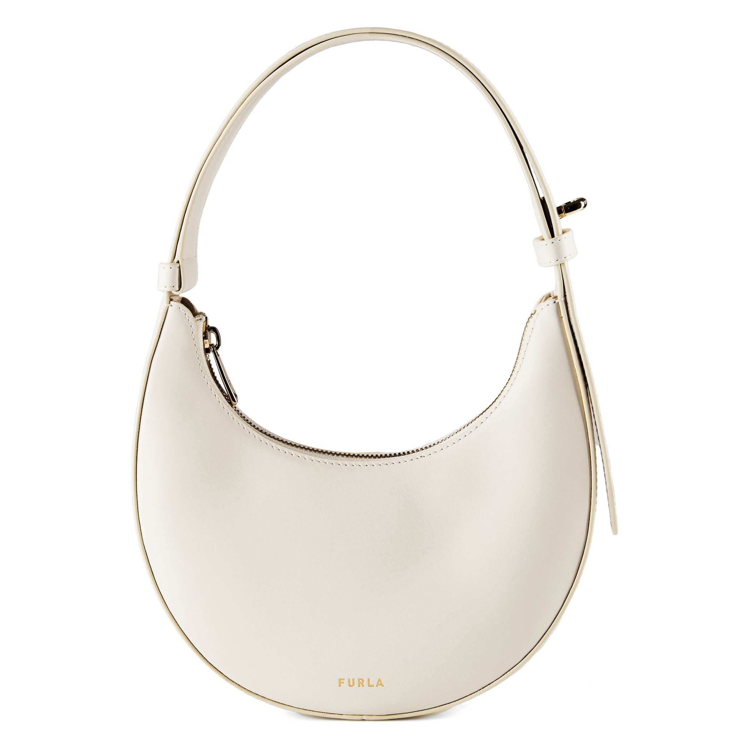 FURLA Shoulder bag 'Delizia' in White: front