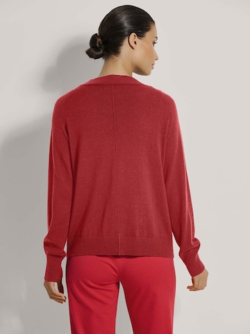 MADELEINE Gebreid vest in Rood