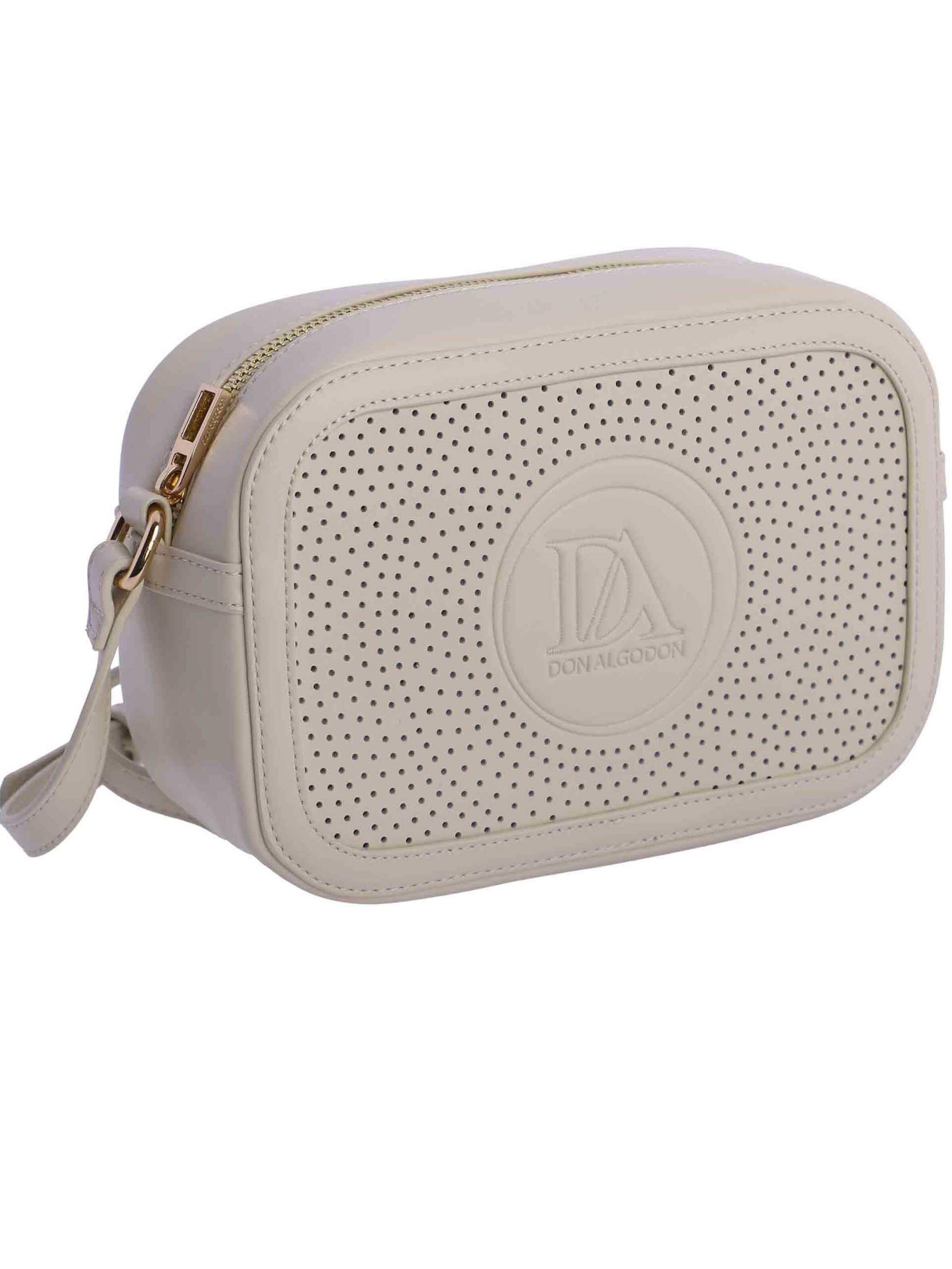 Don Algodon - Bolso de hombro 'Ondina' en blanco