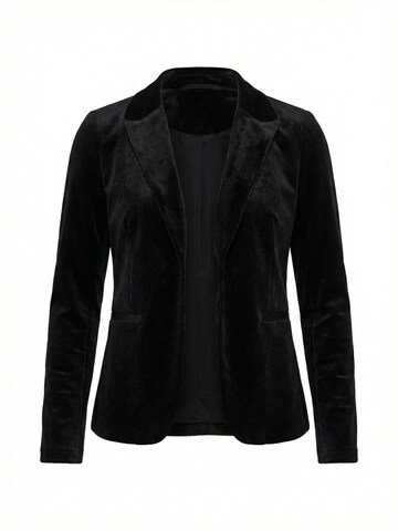 Zhrill Blazer 'ZHSALMA SOFT CORD' in Black: front