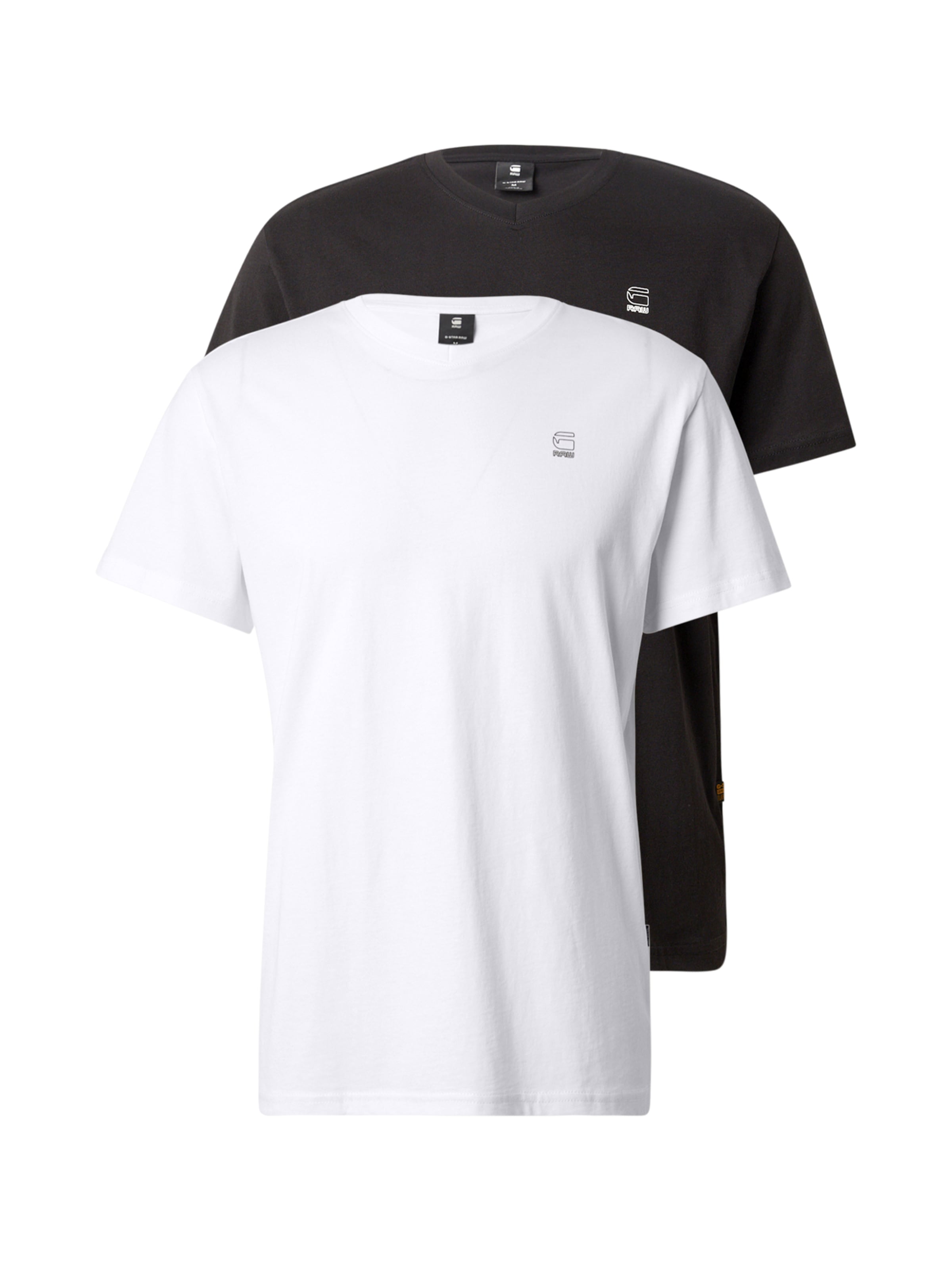 G-STAR Shirt in Zwart: voorkant