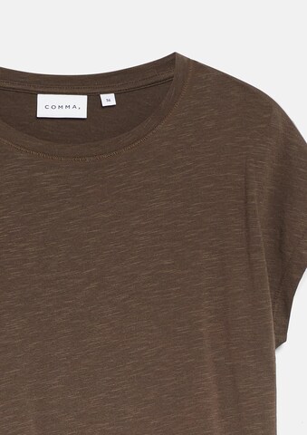 T-shirt COMMA en marron