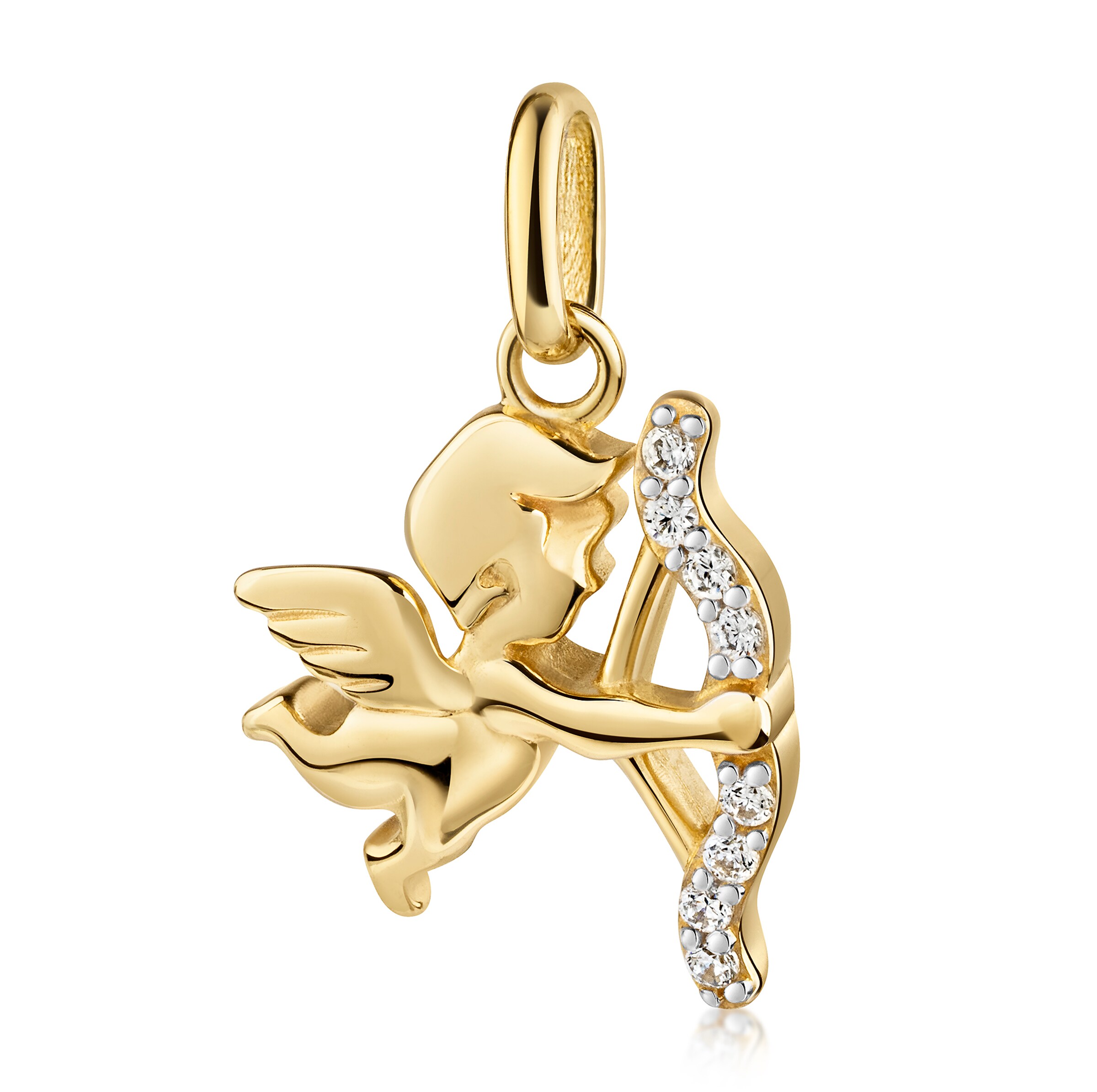 FIRETTI Pendant in Gold: front