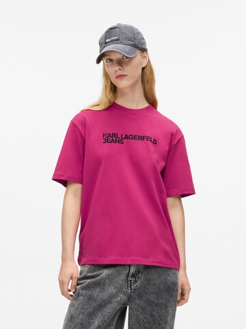 KARL LAGERFELD JEANSMajica - roza boja: prednji dio