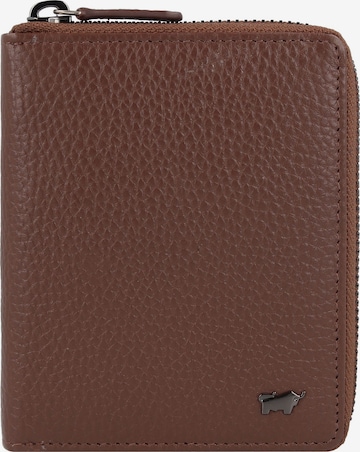 Braun Büffel Wallet in Brown: front