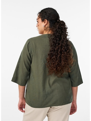 Zizzi Blouse 'Cananna' in Green