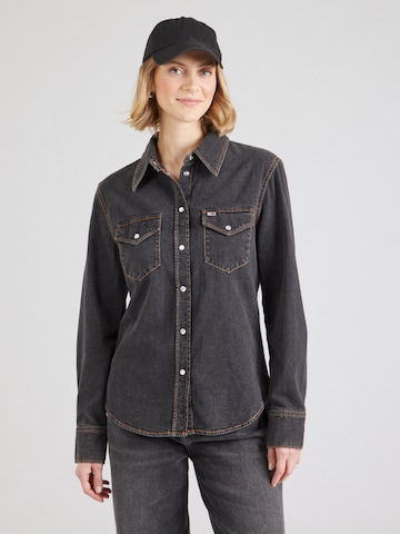 Camicia da donna 'Western Shirt' di Tommy Jeans in grigio: frontale