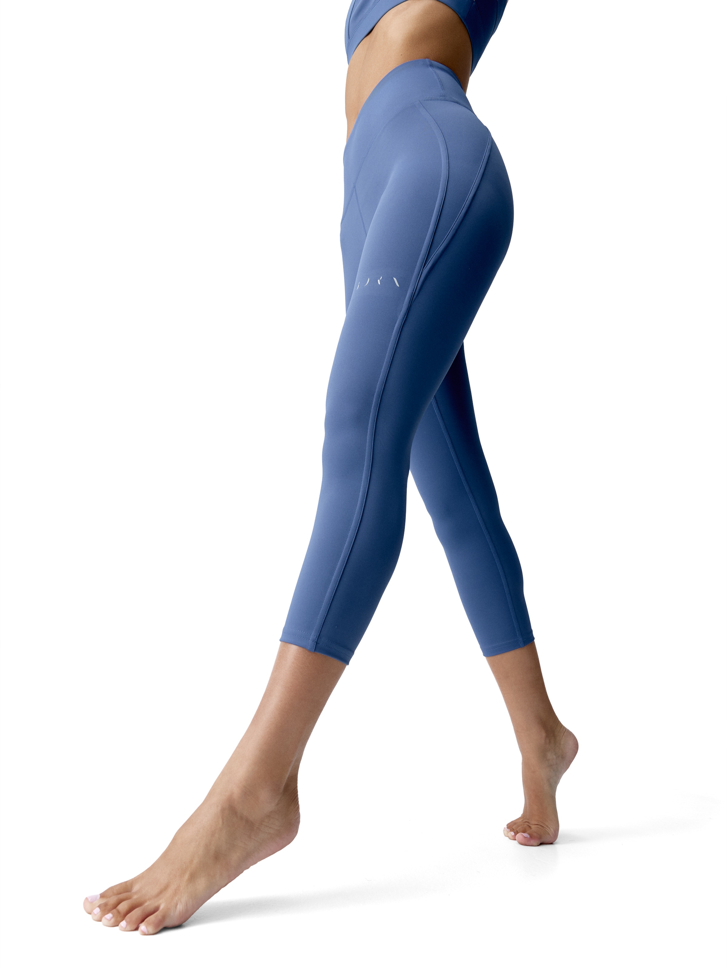 Skinny Leggings ' Umay ' Born en bleu : devant