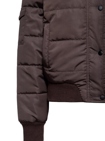 Queen Kerosin Winter Jacket 'Nature's Calling' in Brown
