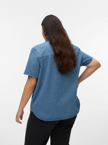 Vero Moda Curve Blouse 'VMCSigga' in Blue