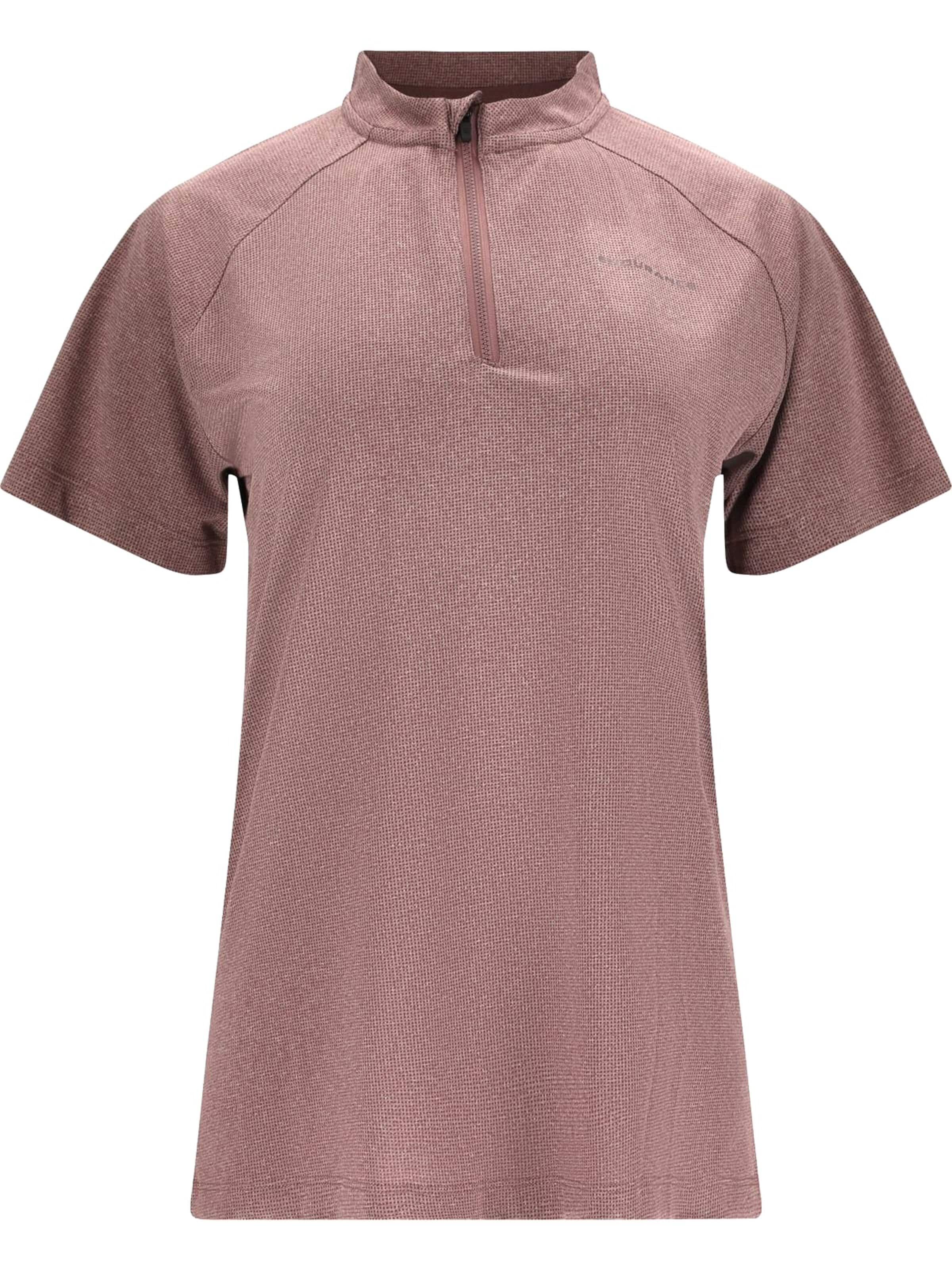 ENDURANCE Shirts 'Crow W Melange Cycling/MTB SS Shirt' i brun