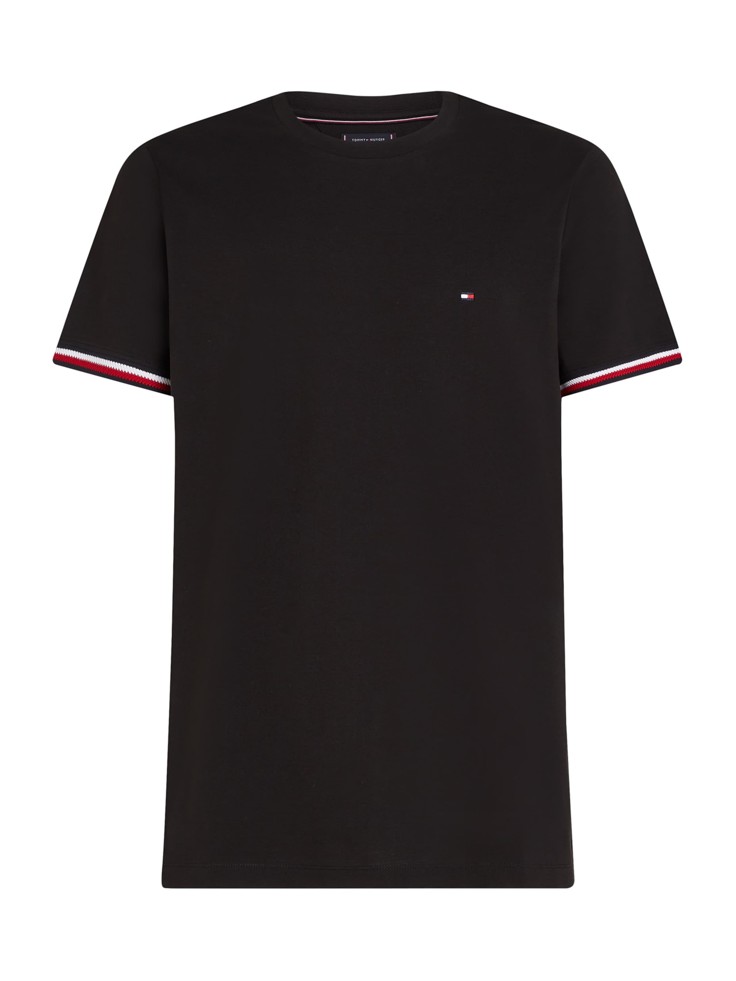 TOMMY HILFIGER Tričko - Čierna: predná strana