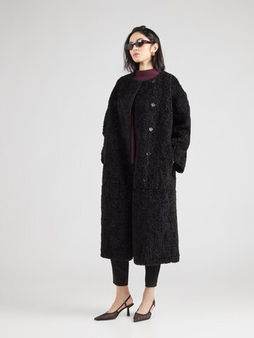 Coupe slim Pantalon à plis 'Hagonia-1' HUGO en noir