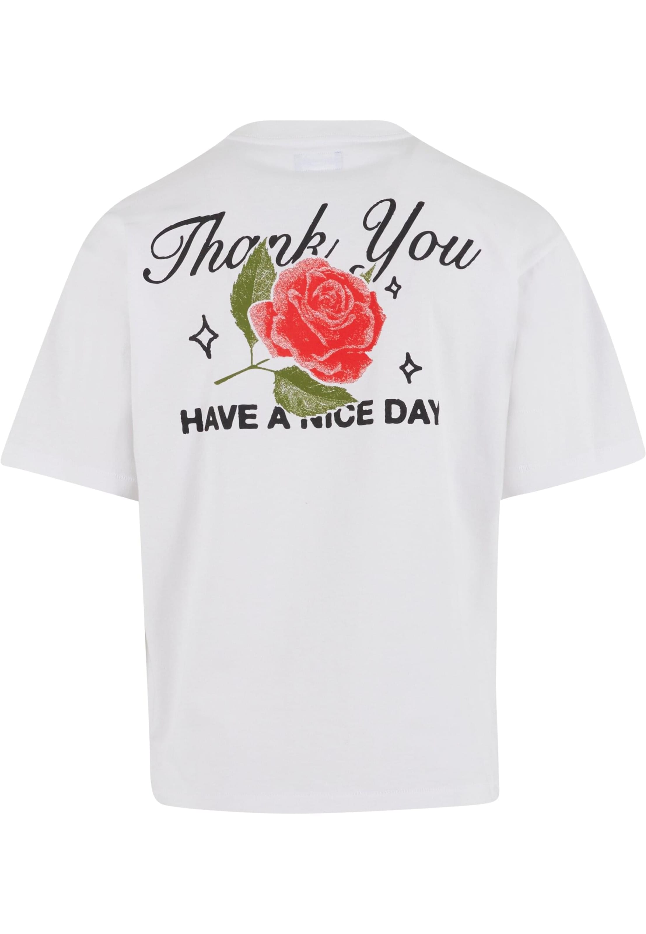 MARKET Shirt 'Thank You Nice Day' in Wit