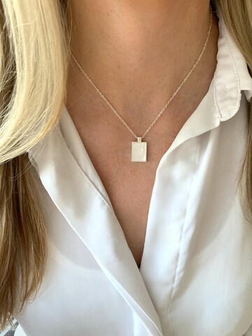 DANIEL CLIFFORD Kette 'Mila' in Silber: Vorderseite