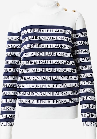 Lauren Ralph Lauren Πουλόβερ 'TAURINE' σε λευκό: μπροστά