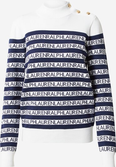 Lauren Ralph Lauren Neulepaita 'TAURINE' värissä laivastonsininen / valkoinen, Tuotenäkymä