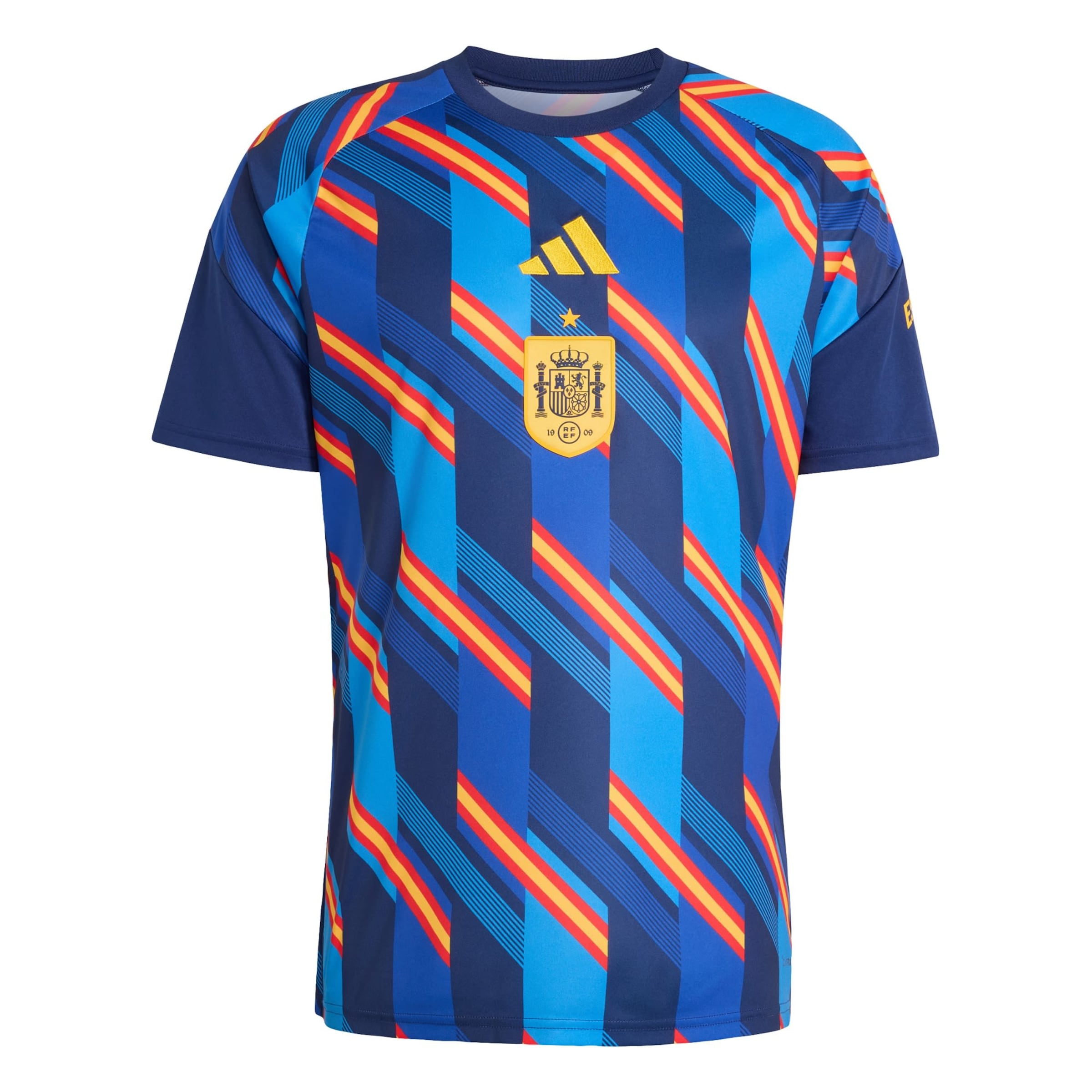 ADIDAS PERFORMANCE Camiseta de fútbol 'Spanien 26 Pre-Match' en XS en azul / azul oscuro / amarillo oscuro / rojo, Vista del producto