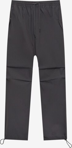 Loosefit Pantaloni di Pull&Bear in grigio: frontale