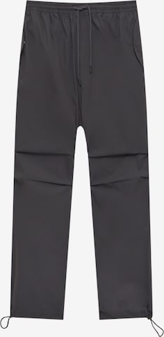 Pull&Bear Trousers in Grey: front