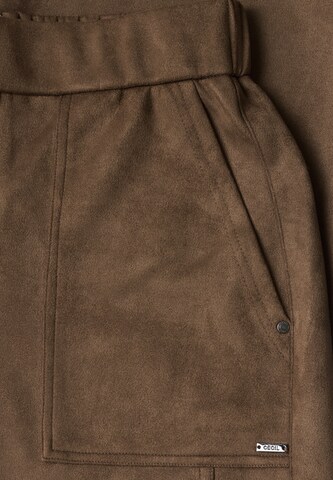 CECIL Loose fit Pants in Brown