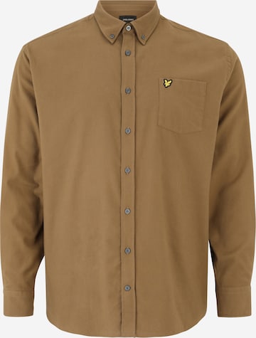 Coupe regular Chemise Lyle & Scott Big&Tall en vert : devant