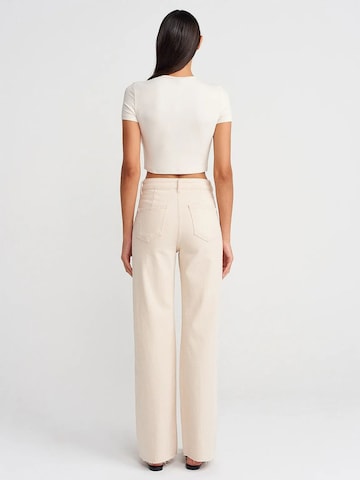 Dilvin Loose fit Jeans in White