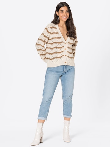 Fransa Knit Cardigan 'Fraya' in Beige