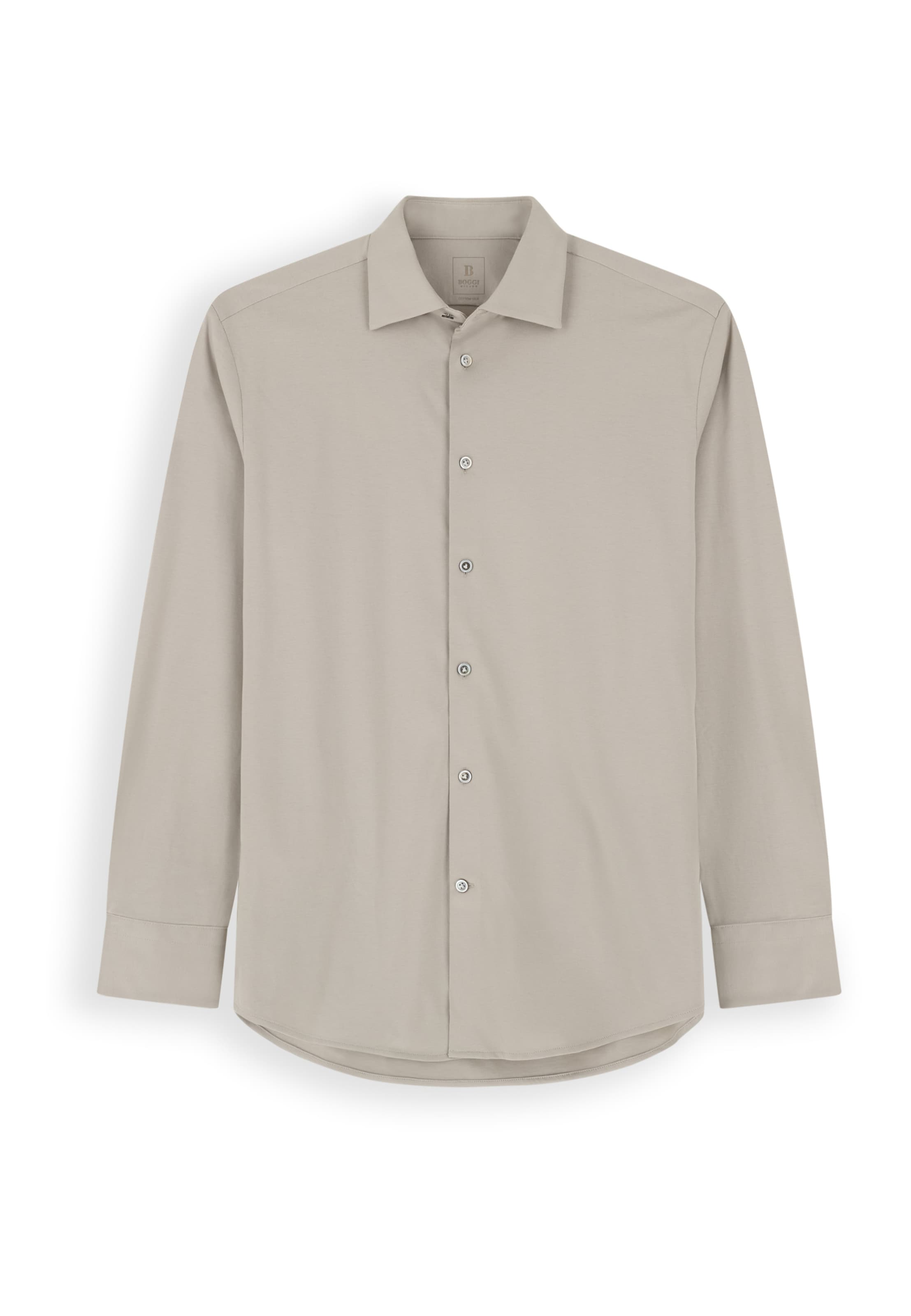 Boggi Milano Overhemd in XS in de kleur Beige, Productweergave