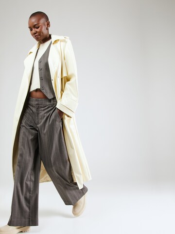 Wide Leg Pantalon à plis 'Tito' My Essential Wardrobe en gris