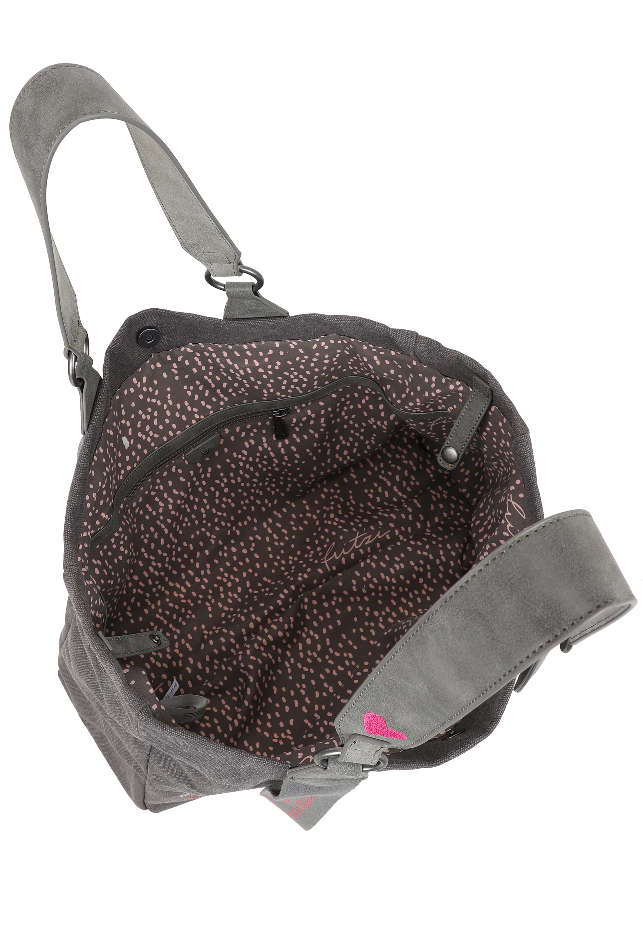 Fritzi aus Preußen Shopper 'Izzy Medium Limited Embro Fun' in Grijs