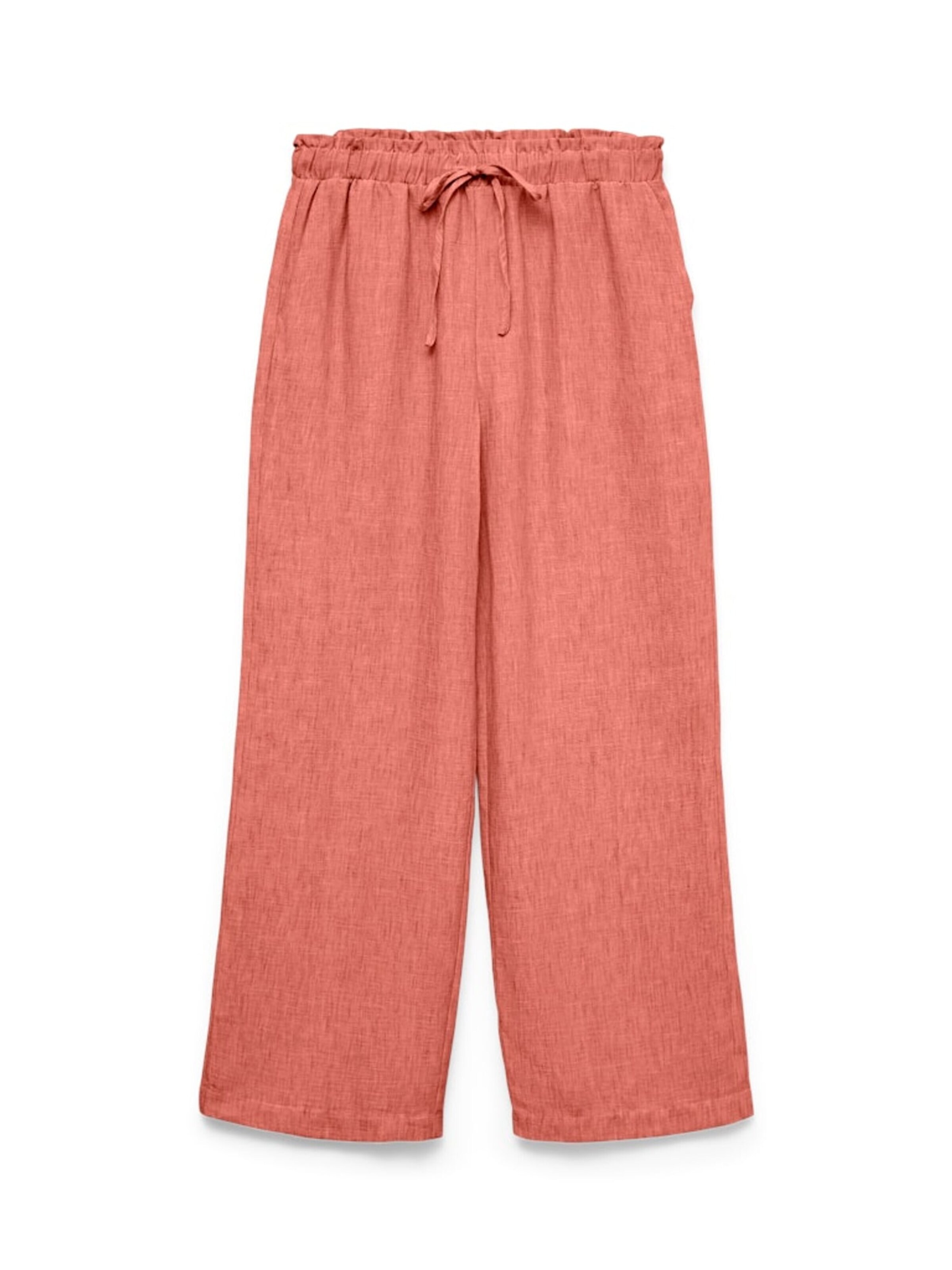 VERO MODA Baggy Broek 'Charline' in Roze: voorkant