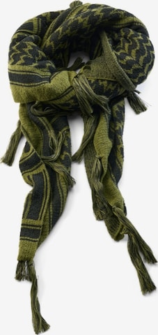 Lucleon Scarf 'Helix' in Green: front