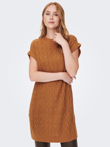 JDY Sweater 'Foro' in Brown