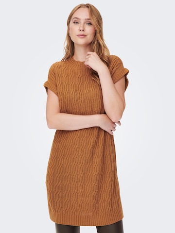 JDY Sweater 'Foro' in Brown