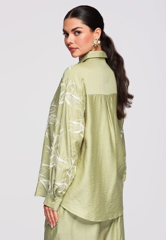Ombre Blouse in Groen