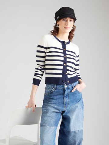 JDY Knit Cardigan 'JDYGABY' in White: front