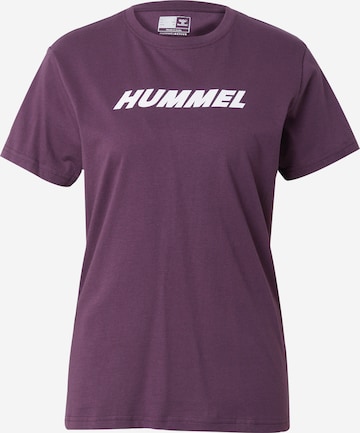 Hummel - Camiseta funcional 'Elemental' en lila: frente