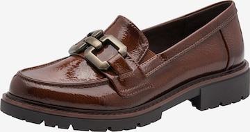 Chaussure basse JANA en marron : devant