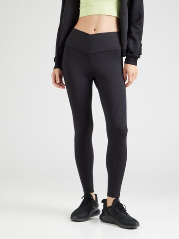 TRIUMPH Skinny Športne hlače 'Cardio' | črna barva: sprednja stran