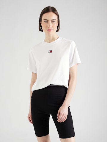 Tommy Jeans - Camiseta en blanco: frente