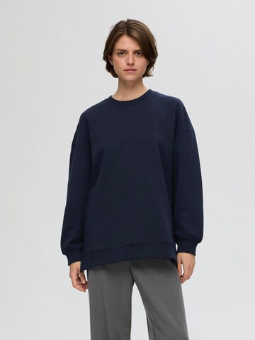 SELECTED Sweatshirt in Blue: front