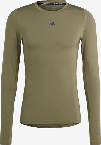 ADIDAS PERFORMANCE Functioneel shirt in Groen: voorkant