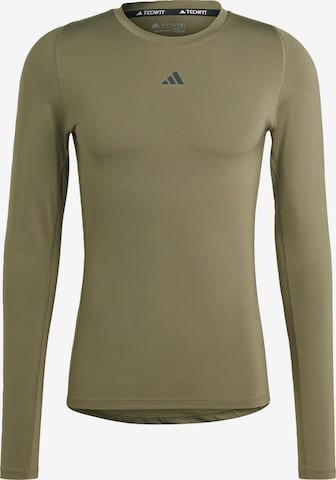 ADIDAS PERFORMANCE Functioneel shirt in Groen: voorkant