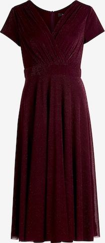 Robe de cocktail Vera Mont en rouge : devant
