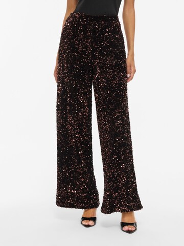 Wide leg Pantaloni 'FAITH' di VILA in marrone: frontale