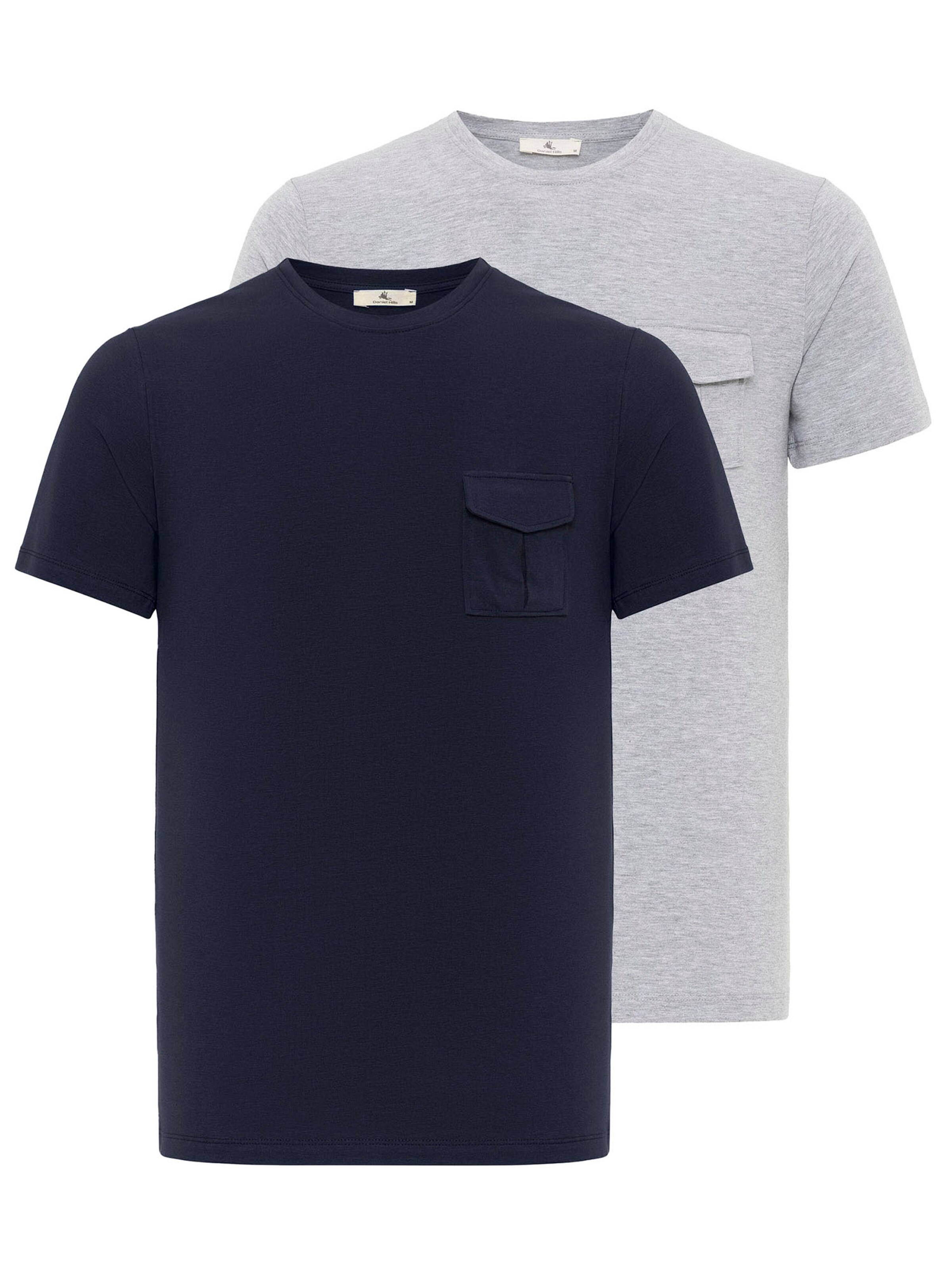 Daniel Hills Tričko - Sivá: predná strana