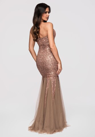 Robe de soirée Ombre en or