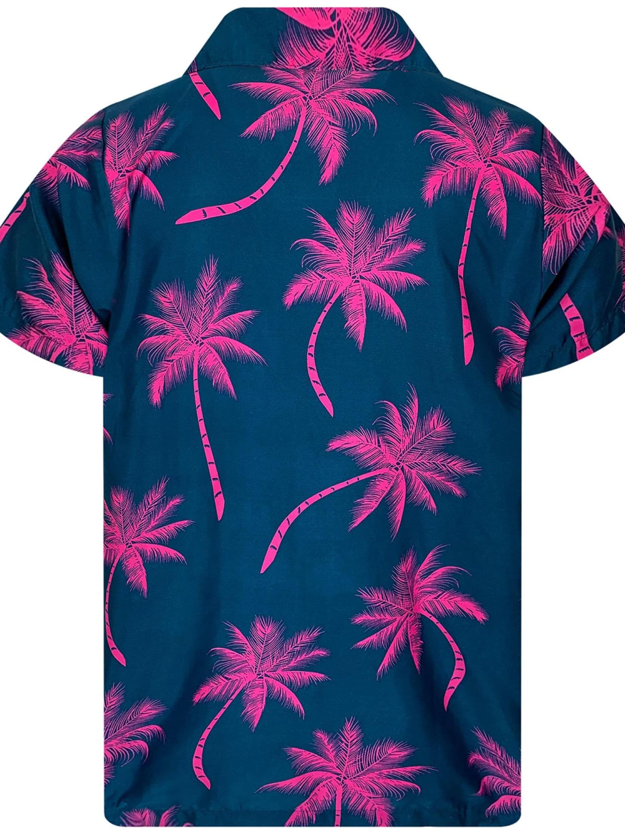 Maglietta 'Palmshadow' di King Kameha in verde